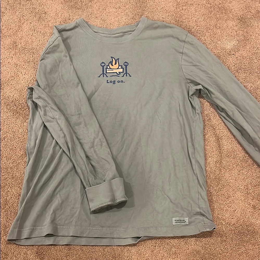 Life is good longsleeve men’s t shirt